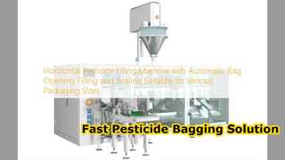 Máquina horizontal de enchimento e selagem de pesticidas