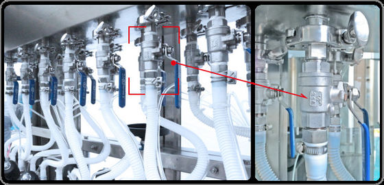 Microcomputador de enchimento químico da máquina do equipamento do cilindro da emulsão da água do inseticida na linha 0.7KW