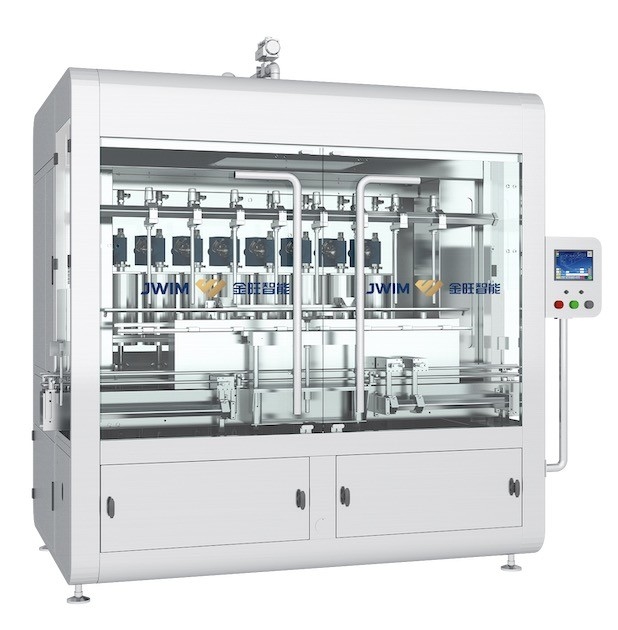 Máquina automática de enchimento de líquido químico de aço inoxidável com gama de enchimento variável para garrafas de pesticidas