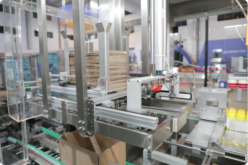 6-12 Cartões/Min KZJ-2AH Máquina de embalagem de cartões de manipulação automática completa 380V 5.5KW