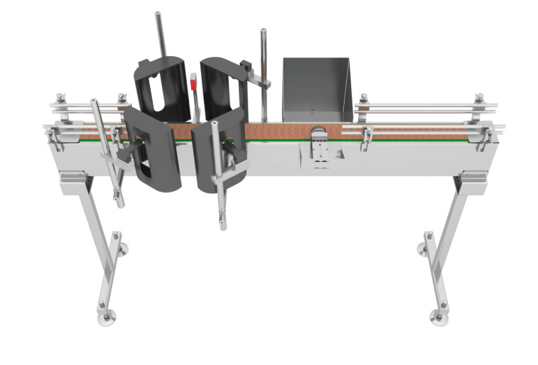 20 garrafas/min Máquina de rotulagem de garrafas redondas Inkjet Coding Bottle Cap Visual Inspection System
