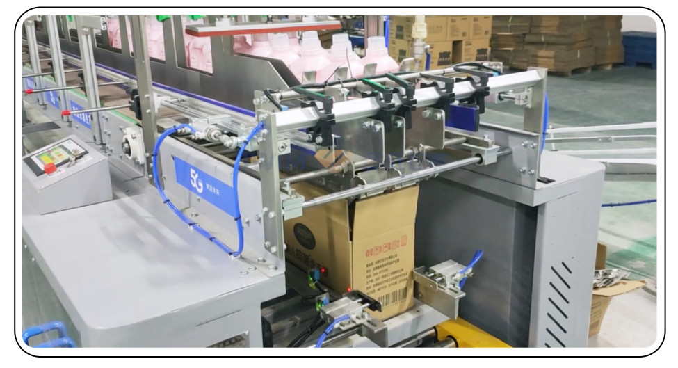 DZ-D Drop Off Tipo Máquina de embalagem de cartão totalmente automática 380V para linha de enchimento de garrafas