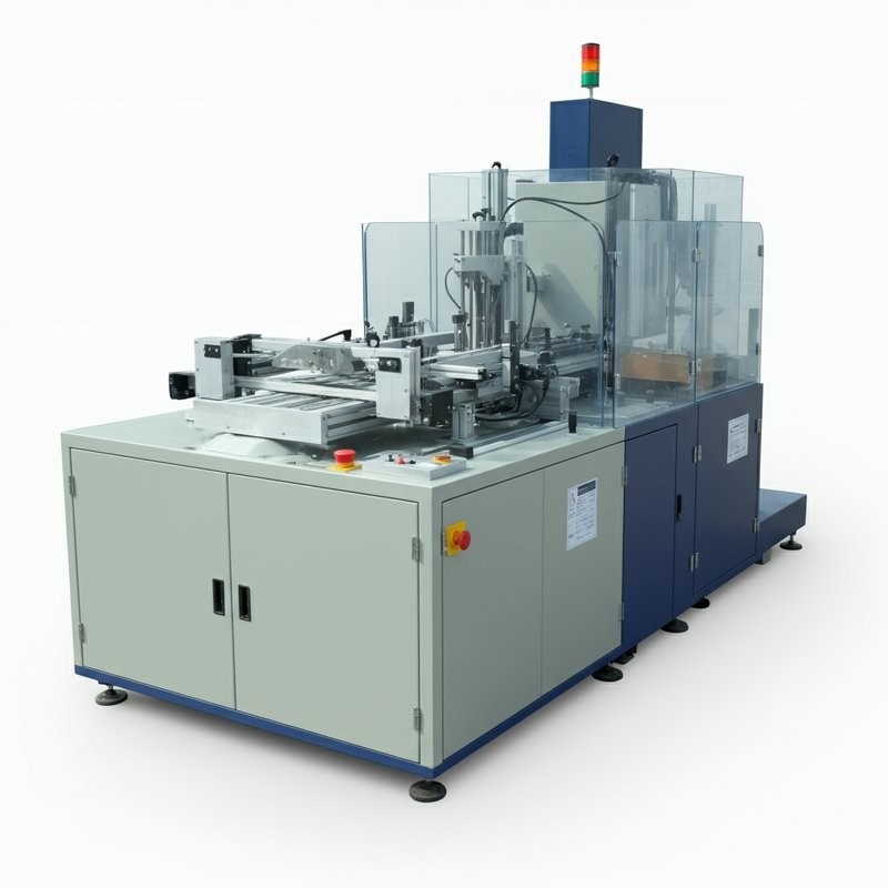 Máquina automática de erecção de caixas de cartão esquerda para fora caixa aberta para indústria agroquímica linha de enchimento de garrafas