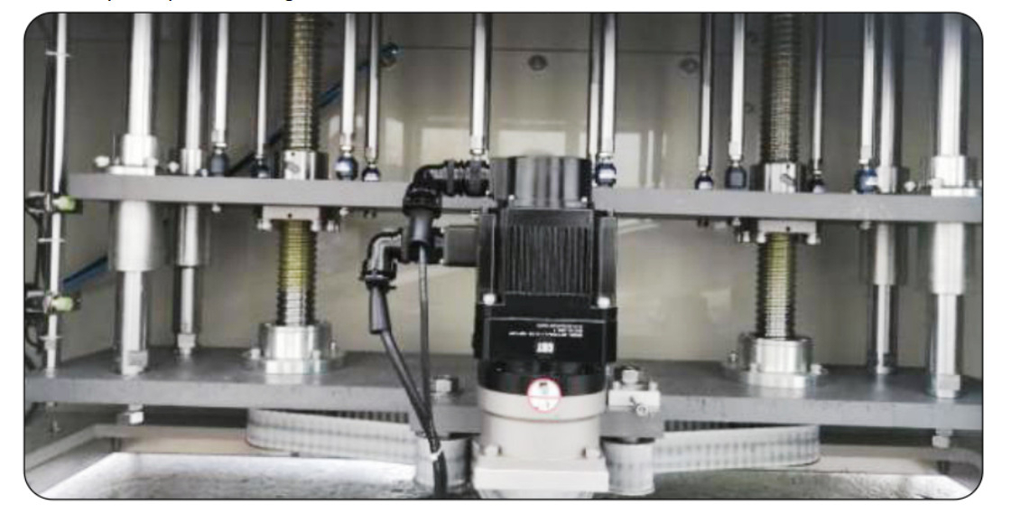 Máquina de enchimento automática de servo-pistão com 12 bocas