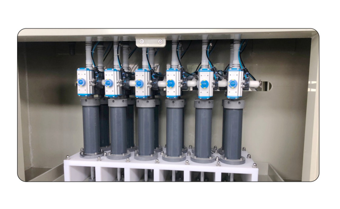 Máquina de enchimento automática de servo-pistão com 12 bocas