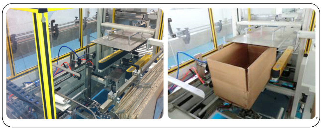 PLC controlado GPK-40 Automático Cartão Eretor Para Abrir Cartões Dobradores 8-10 Caixas/Min