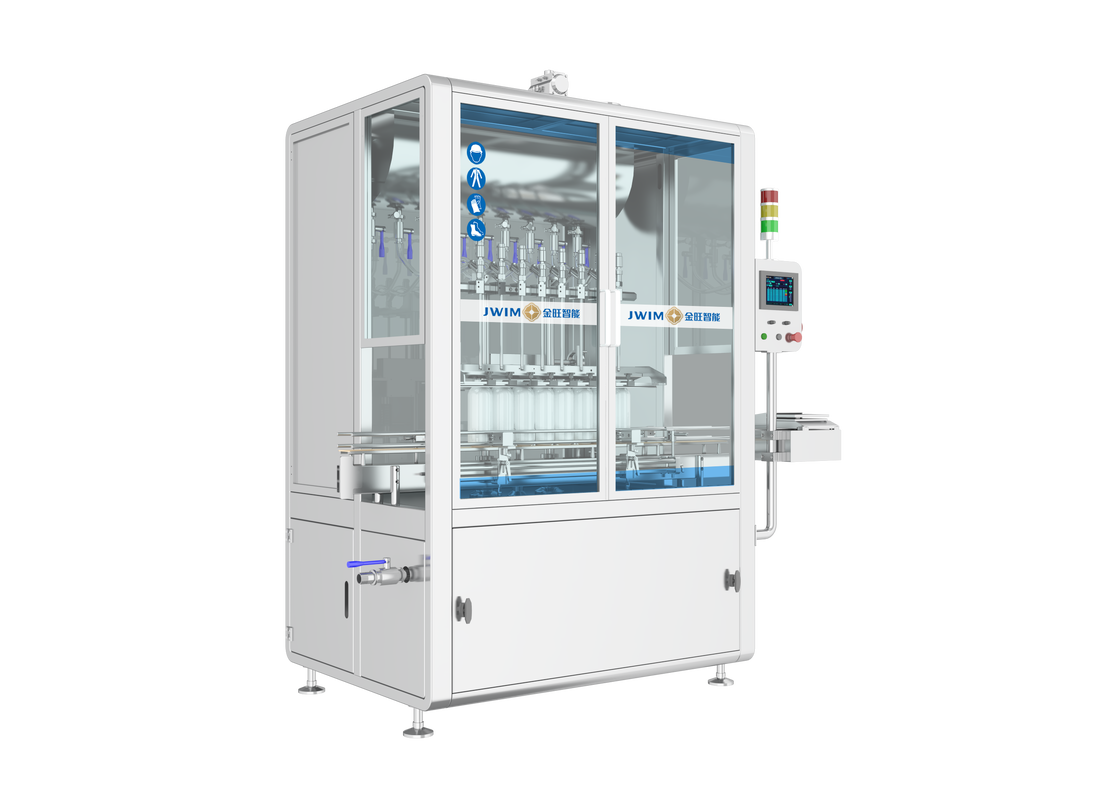 CDP-8AJ Máquina de enchimento por microcomputador com controlo PLC SUS304 de aço inoxidável e sistema eletrónico de pesagem