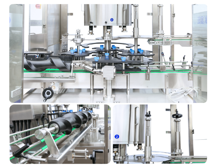 Máquina de enchimento de pesticidas com capacidade de produção de até 4.000 garrafas por hora, garantindo alto rendimento e confiabilidade