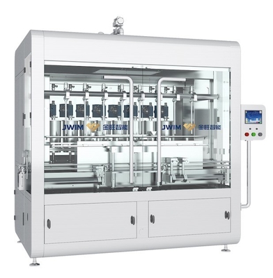Máquina automática de enchimento de líquido químico de aço inoxidável com gama de enchimento variável para garrafas de pesticidas