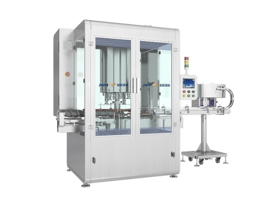 Máquina tampando 6 50ML-1000ML principal 6500 BPH do auto parafuso giratório do PLC automática