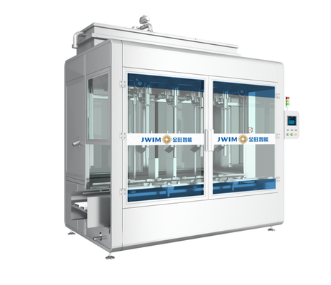 Máquina de enchimento automática de peso de 4 bocas de quantidade fixa de barril de 5-30L