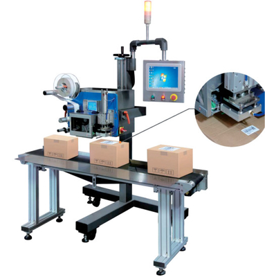 30-60 peças/min TN-PA6210X Máquina de rotulagem de impressão instantânea em ângulo reto