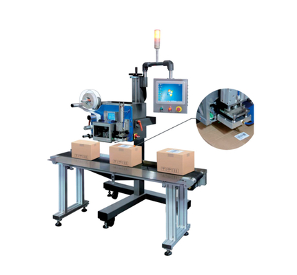 Flexível conveniente TN-PA6210X Impressão instantânea máquina de rotulagem de ângulo direito