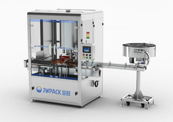 Engarrafamento tampando giratório automático do vidro da máquina da garrafa de 100 BPM e máquina tampando