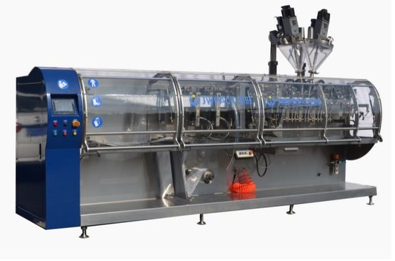 minuto horizontal totalmente automático da maquinaria de empacotamento 5-200g 60pouches