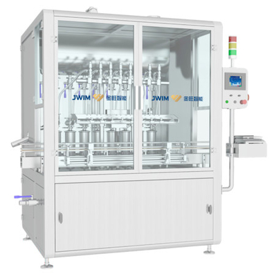 Cabeças 80ml-1L da máquina de enchimento 8 do pistão do quadro SS304 com sistema de controlo de Schneider