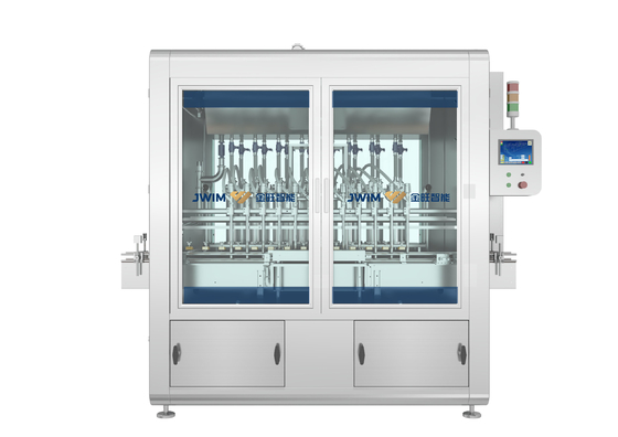 Máquina de enchimento líquida de enchimento 6000 BPH do pistão do inseticida de 16 cabeças 50ML-1000ML